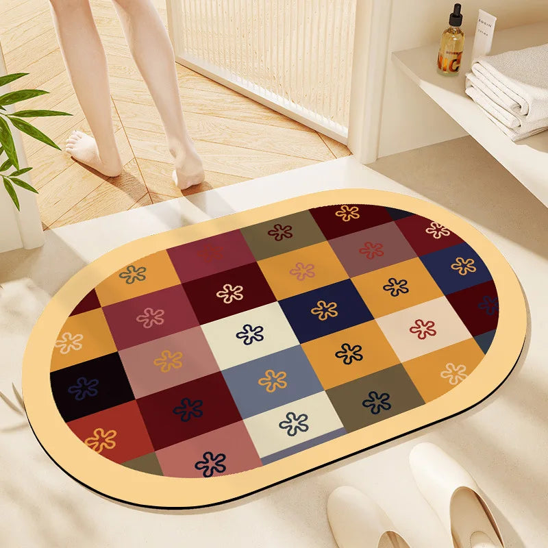Tapis de bain GeoDesign ovale