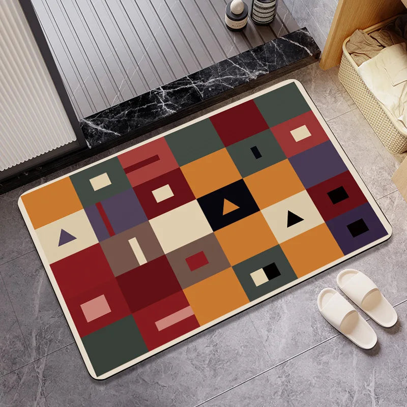 Tapis de bain GeoDesign sol 