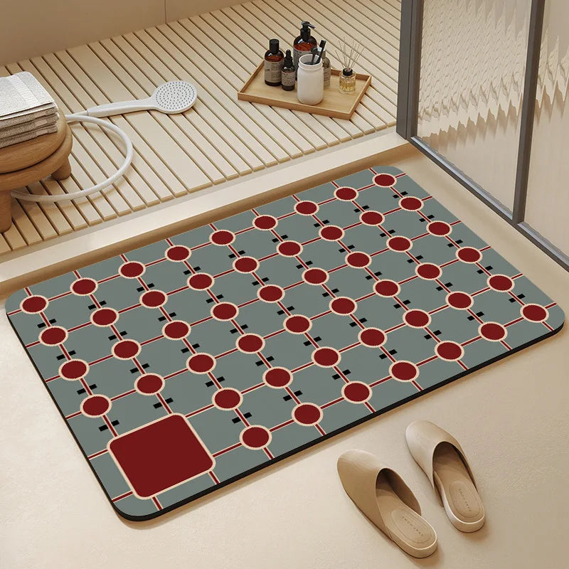 Tapis de bain GeoDesign vitre 