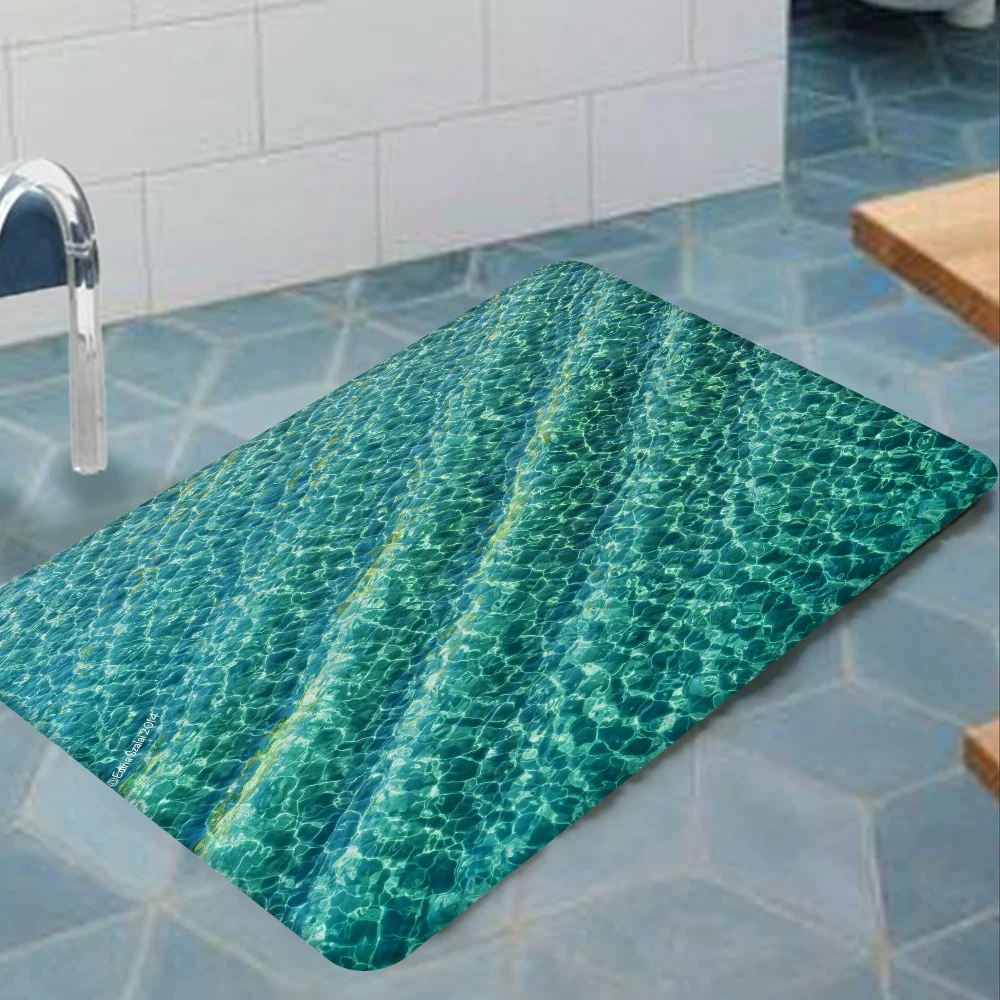 Tapis de bain H2o vert