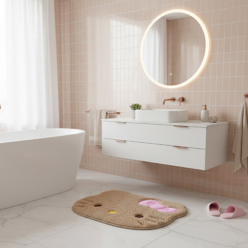 Tapis de bain Hello Kitty lavabo 