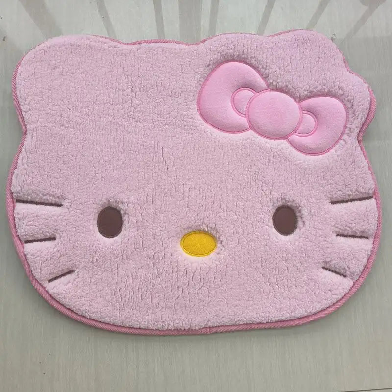 Tapis de bain Hello Kitty  papillon rose clair