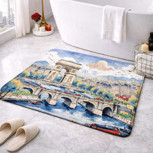 Tapis de bain Signature Artistique chaussures 