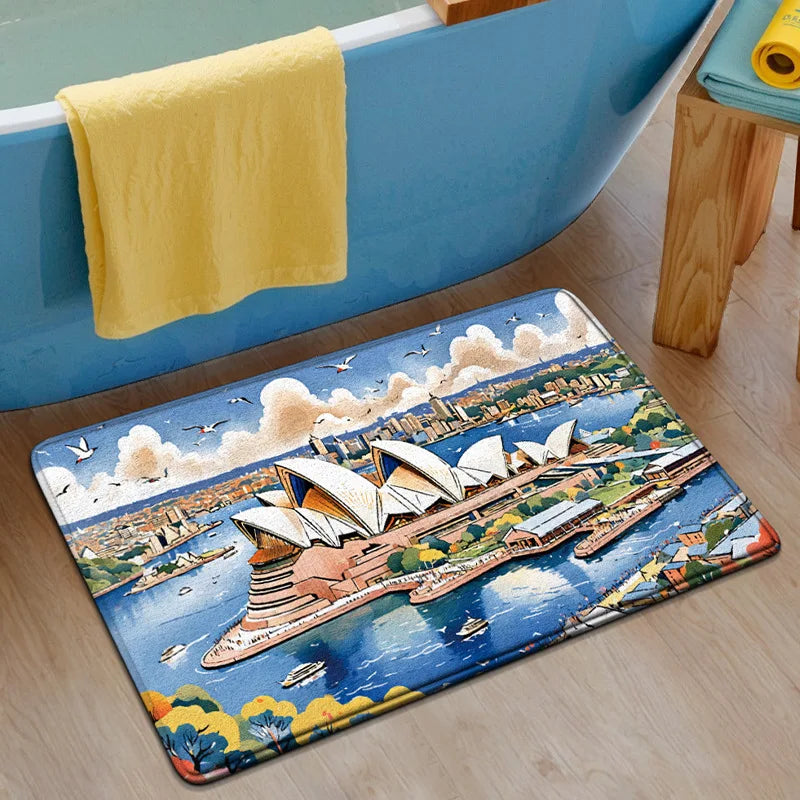 Tapis de bain Signature Artistique dessin 