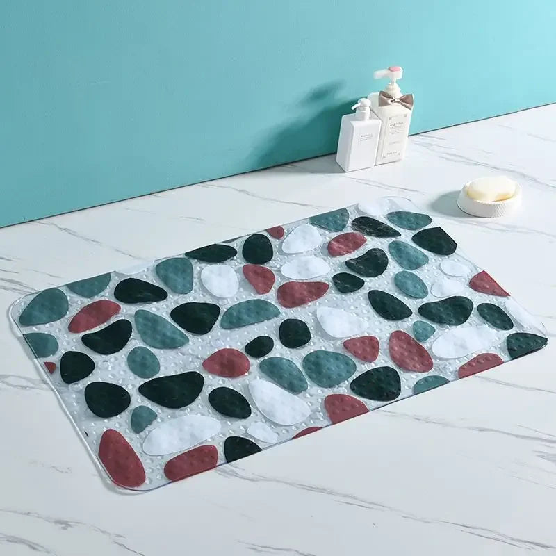 Tapis de bain Sophie la girafe dessin animé vert