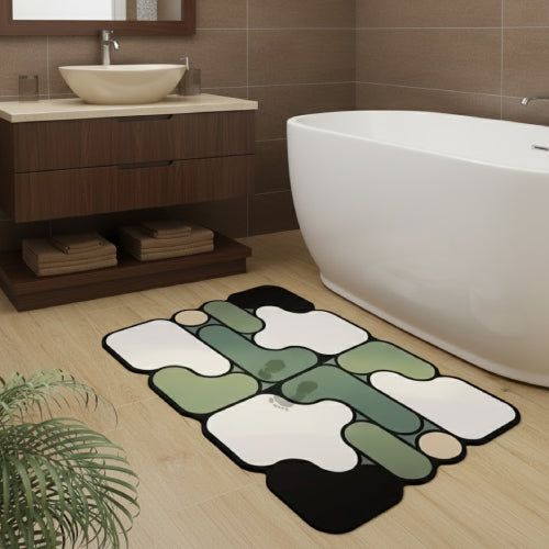 Tapis de bain absorbant antidérapant baignoire 