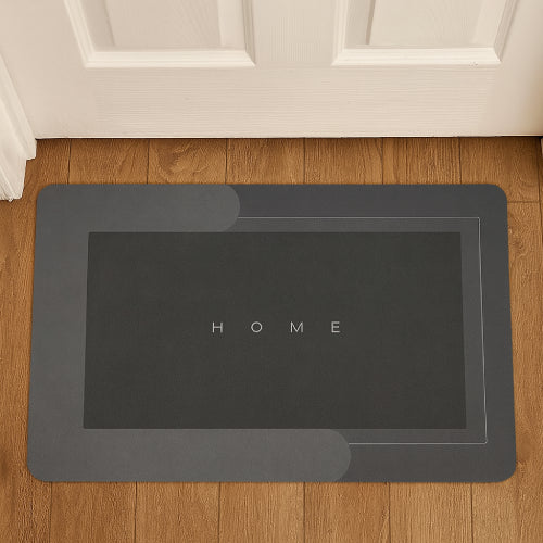 Tapis de bain absorbant magique HOME gris foncé 