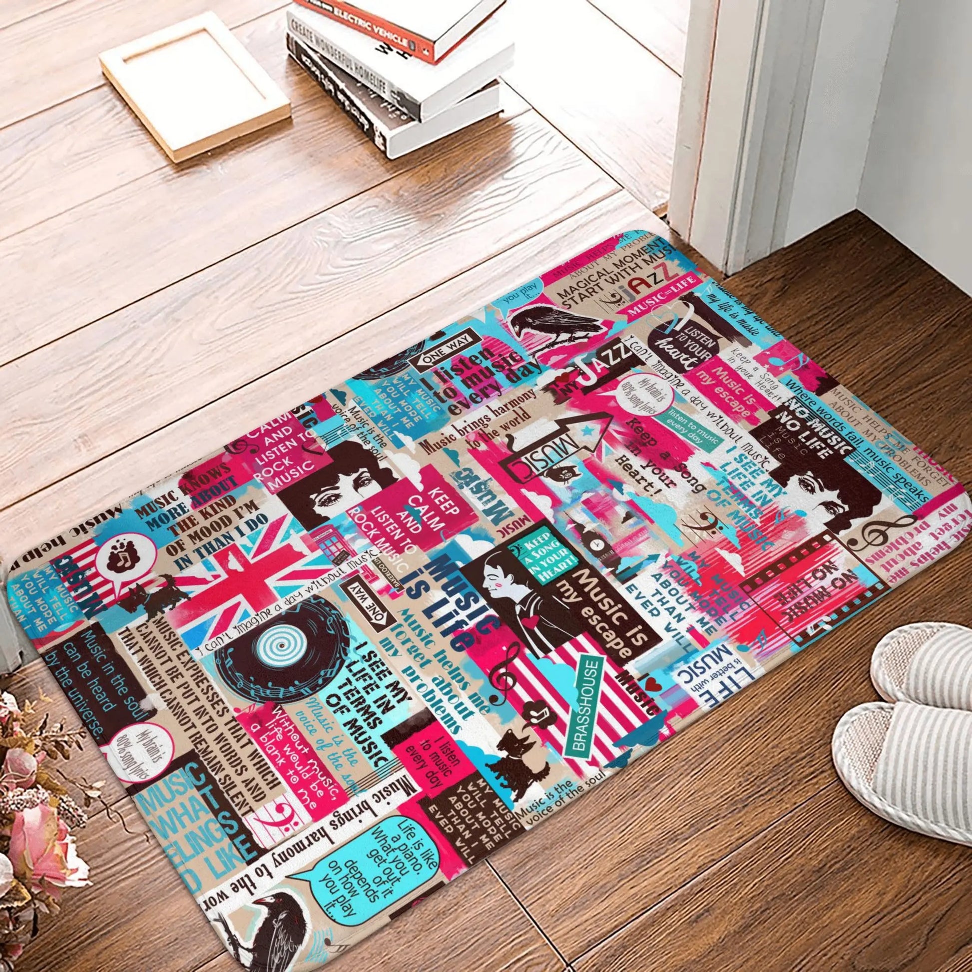 Tapis de bain anglais jazz