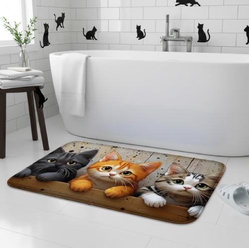 Tapis de bain animaux baignoire 
