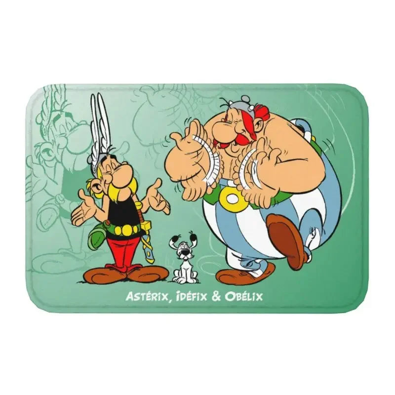 Tapis de bain antidérapant Astérix et Obélix Idefix 
