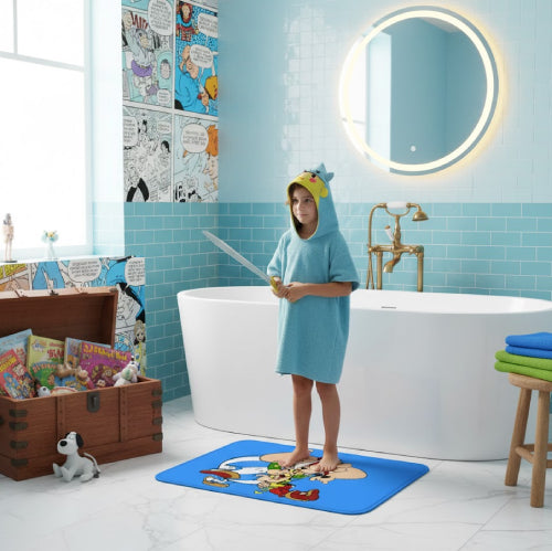 Tapis de bain antidérapant Astérix et Obélix enfant 