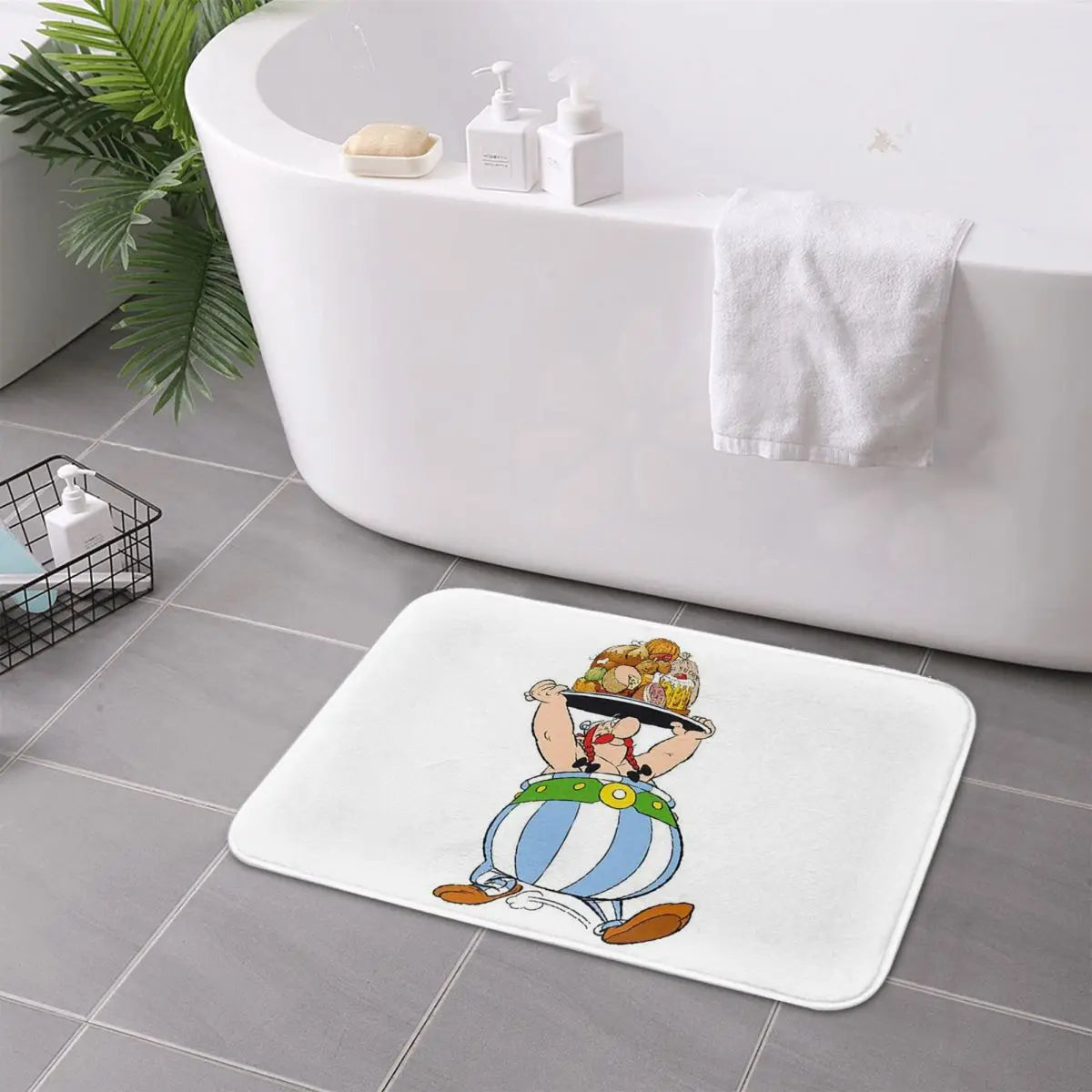 Tapis de bain antidérapant Obelix
