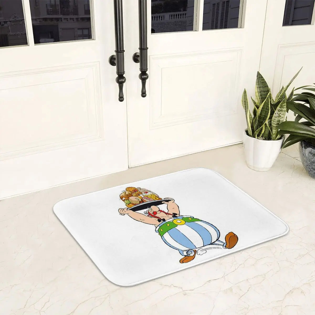 Tapis de bain antidérapant Obelix porte 