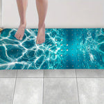 Tapis de bain antidérapant avec ventouses design bleu - Vignette | Douceur De Bain