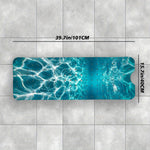 Tapis de bain antidérapant avec ventouses design bleu - Vignette | Douceur De Bain