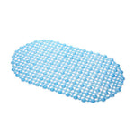 Tapis de bain antidérapant en PVC transparent pour salle de bain pliable - Vignette | Douceur De Bain