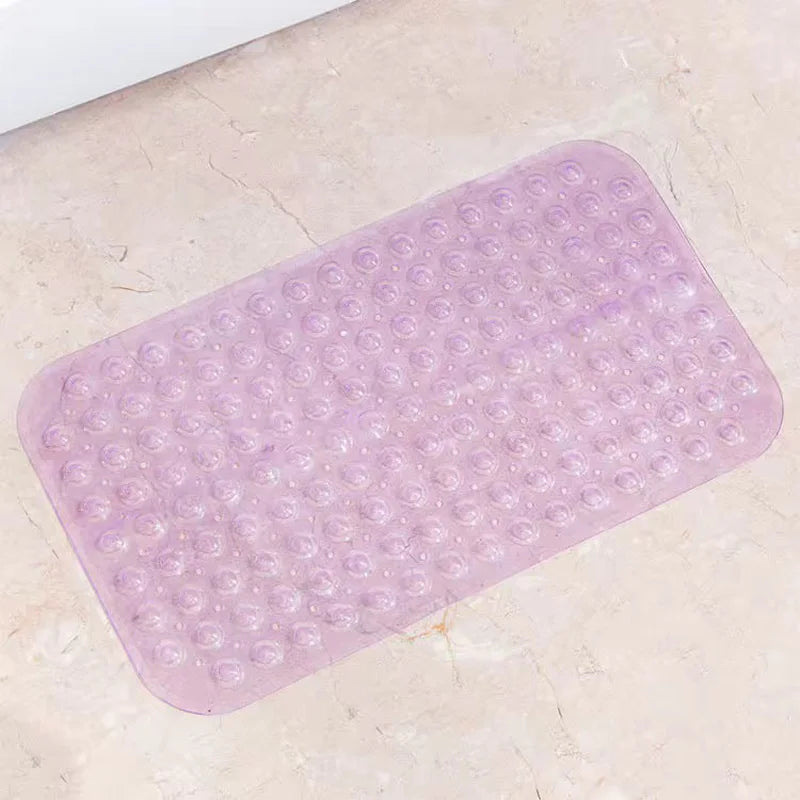 Tapis de bain antidérapant grande taille rose