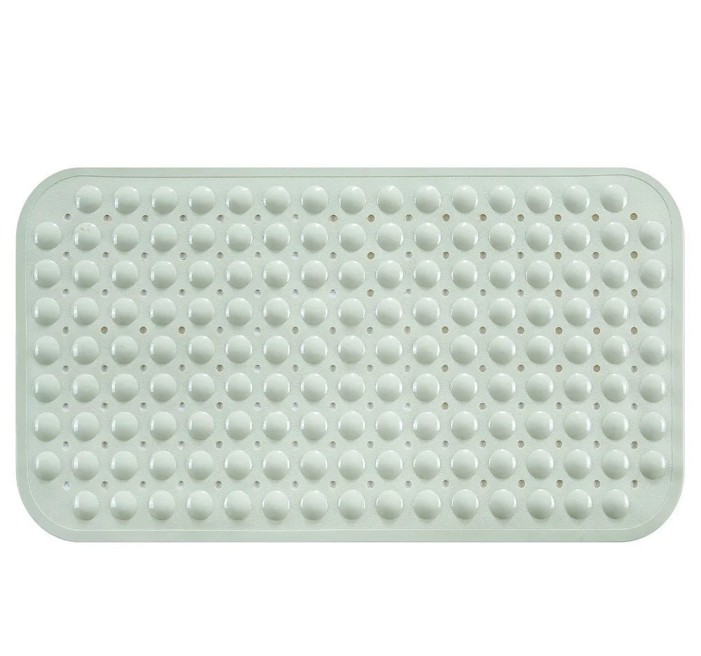 Tapis de bain antidérapant grande taille vert clair