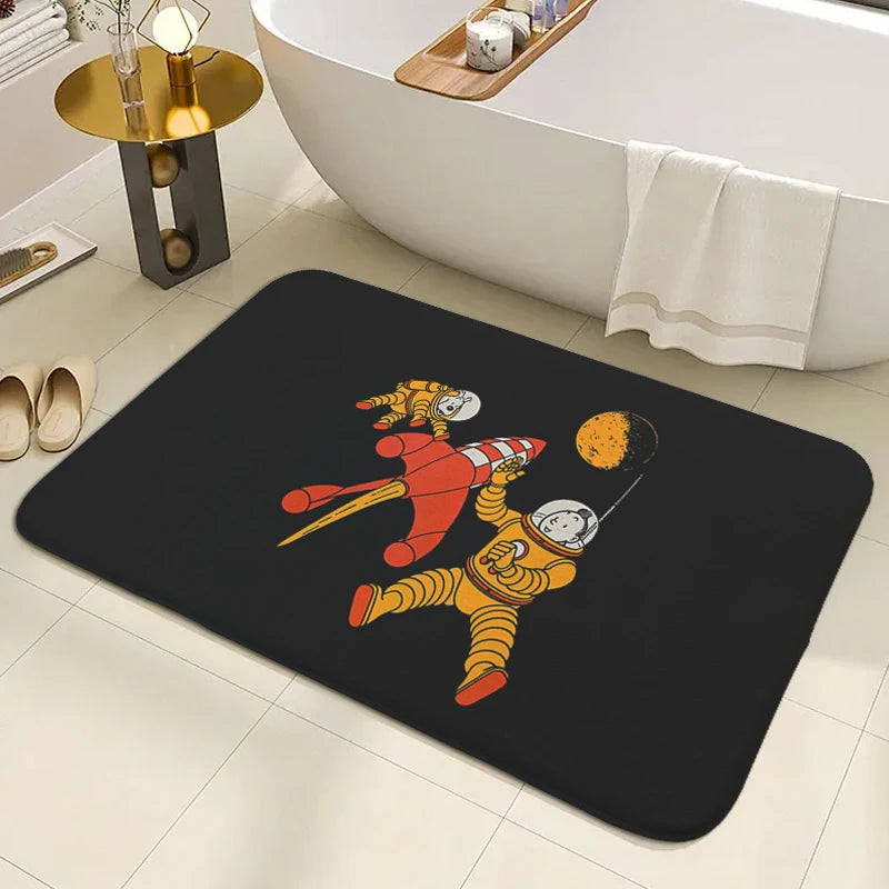 Tapis de bain antidérapant les histoires de Tintin capsule 