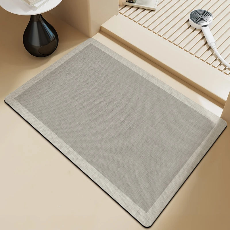 Tapis de bain argile pieds douche