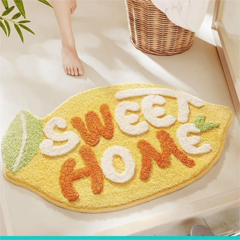 Tapis de bain avocat sweet home