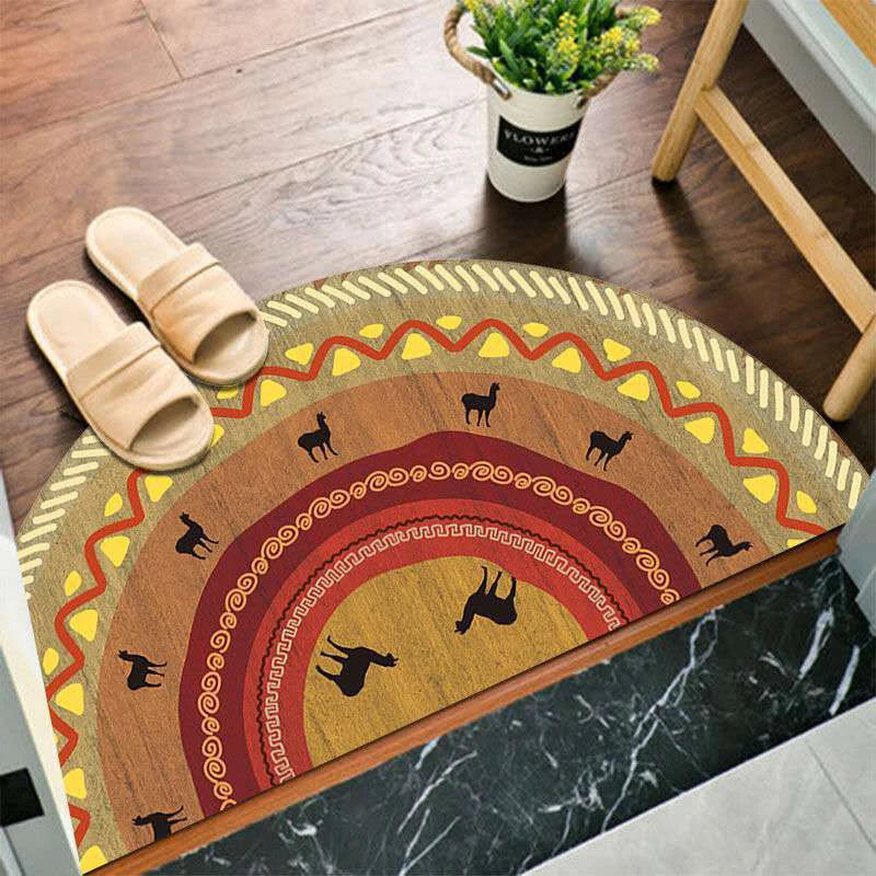 Tapis de bain berbère  rond