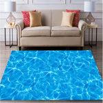 Tapis de bain bleu lagon - Vignette | Douceur De Bain