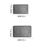 Tapis de bain bleu pétrole - Vignette | Douceur De Bain