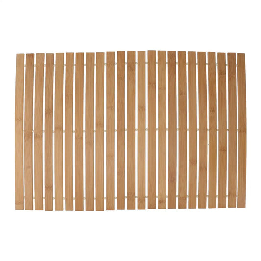 Tapis de bain bois