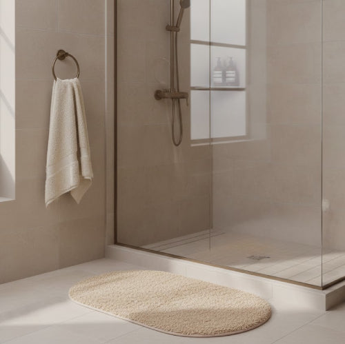 Tapis de bain bouclette vitre 