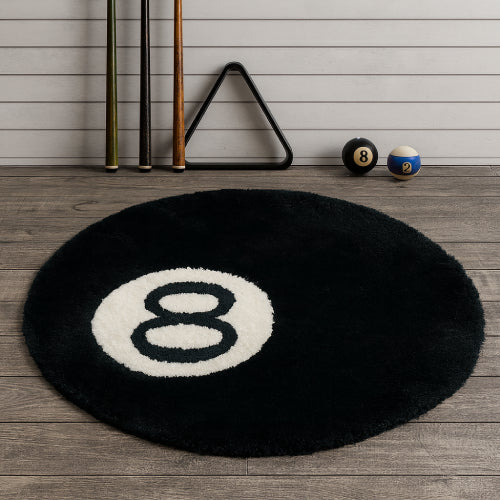 Tapis de bain boule   rond blanc