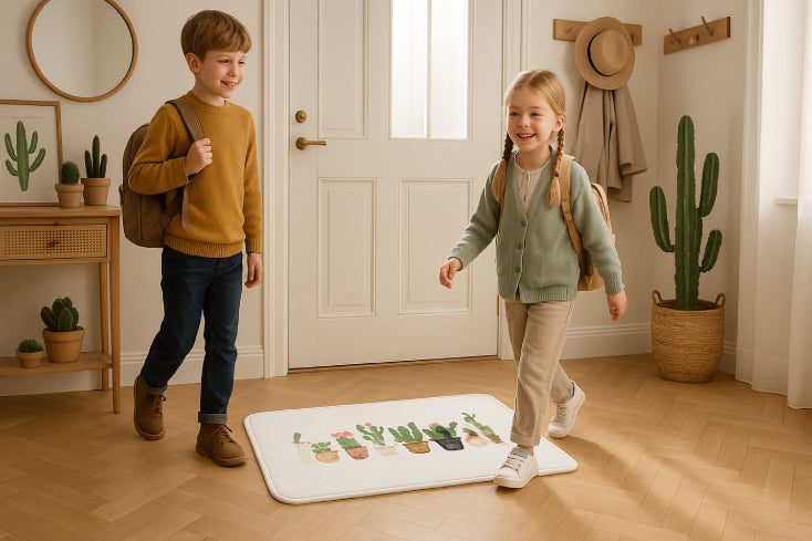 Tapis de bain cactus  enfants 