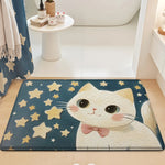 Tapis de bain chat de dessin animé - Vignette | Douceur De Bain