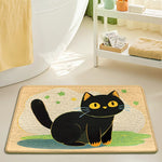 Tapis de bain chat dessin animé mignon - Vignette | Douceur De Bain