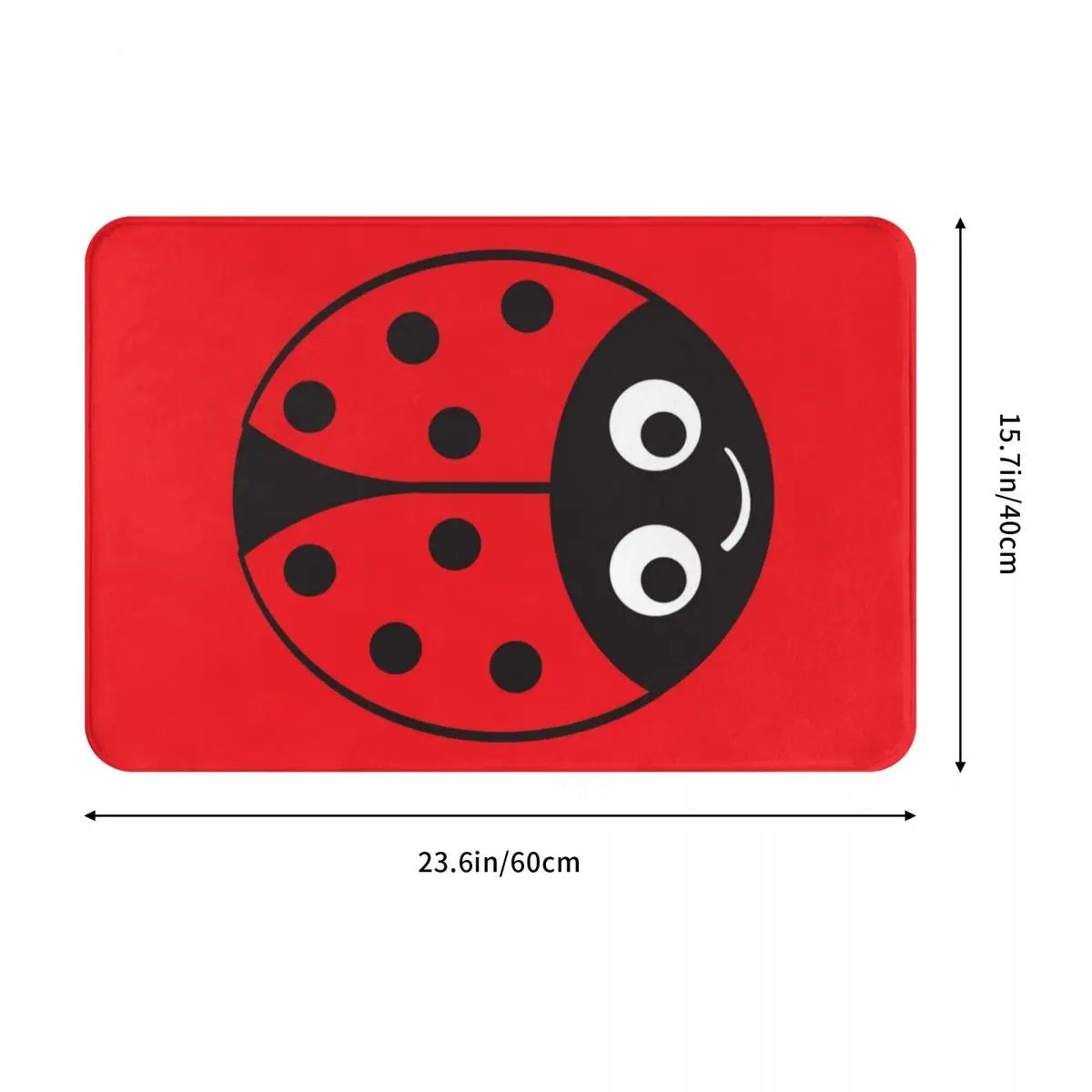 Tapis de bain coccinelle tailles