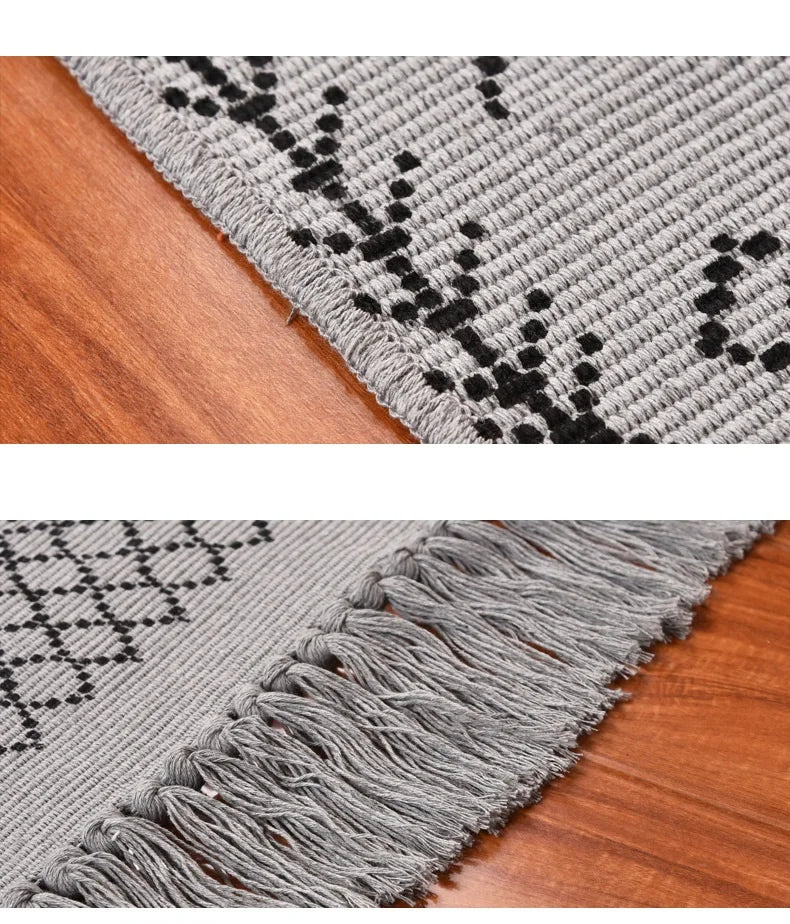 Tapis de bain coton grande taille détails