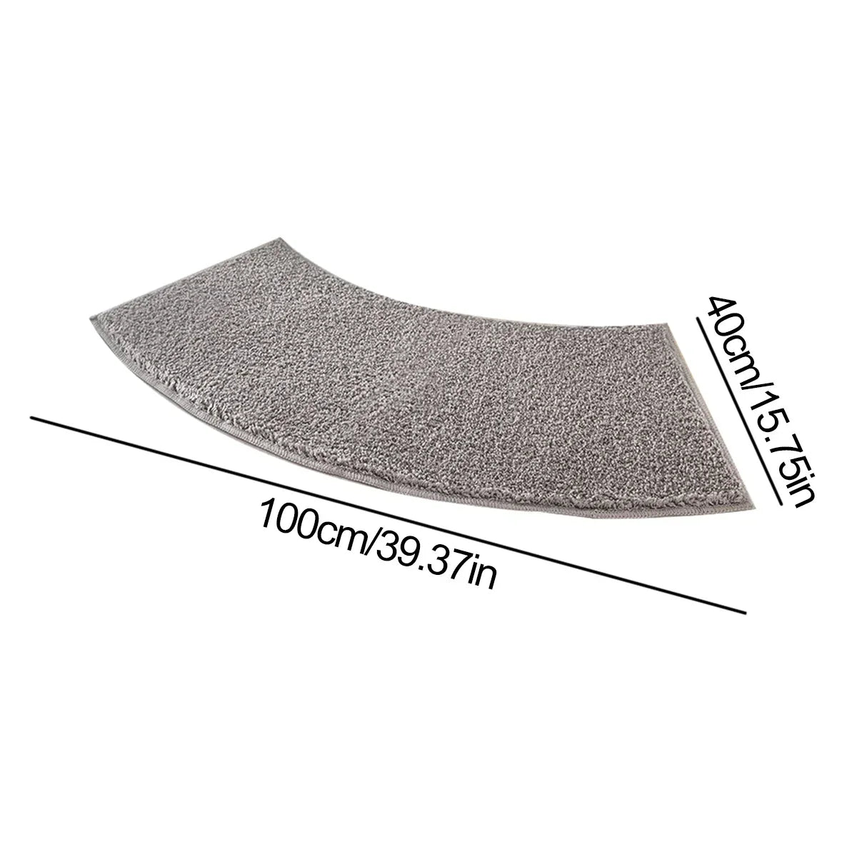 Tapis de bain courbe tailles