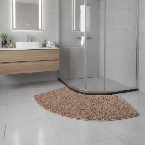 Tapis de bain d'angle sol
