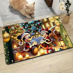 Tapis de bain de Noël Disney Mickey et Minnie - Vignette | Douceur De Bain