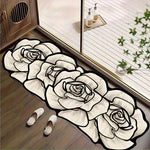 Tapis de bain de luxe haut de gamme en forme de fleur - Vignette | Douceur De Bain