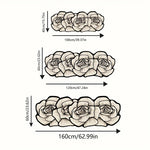 Tapis de bain de luxe haut de gamme en forme de fleur - Vignette | Douceur De Bain