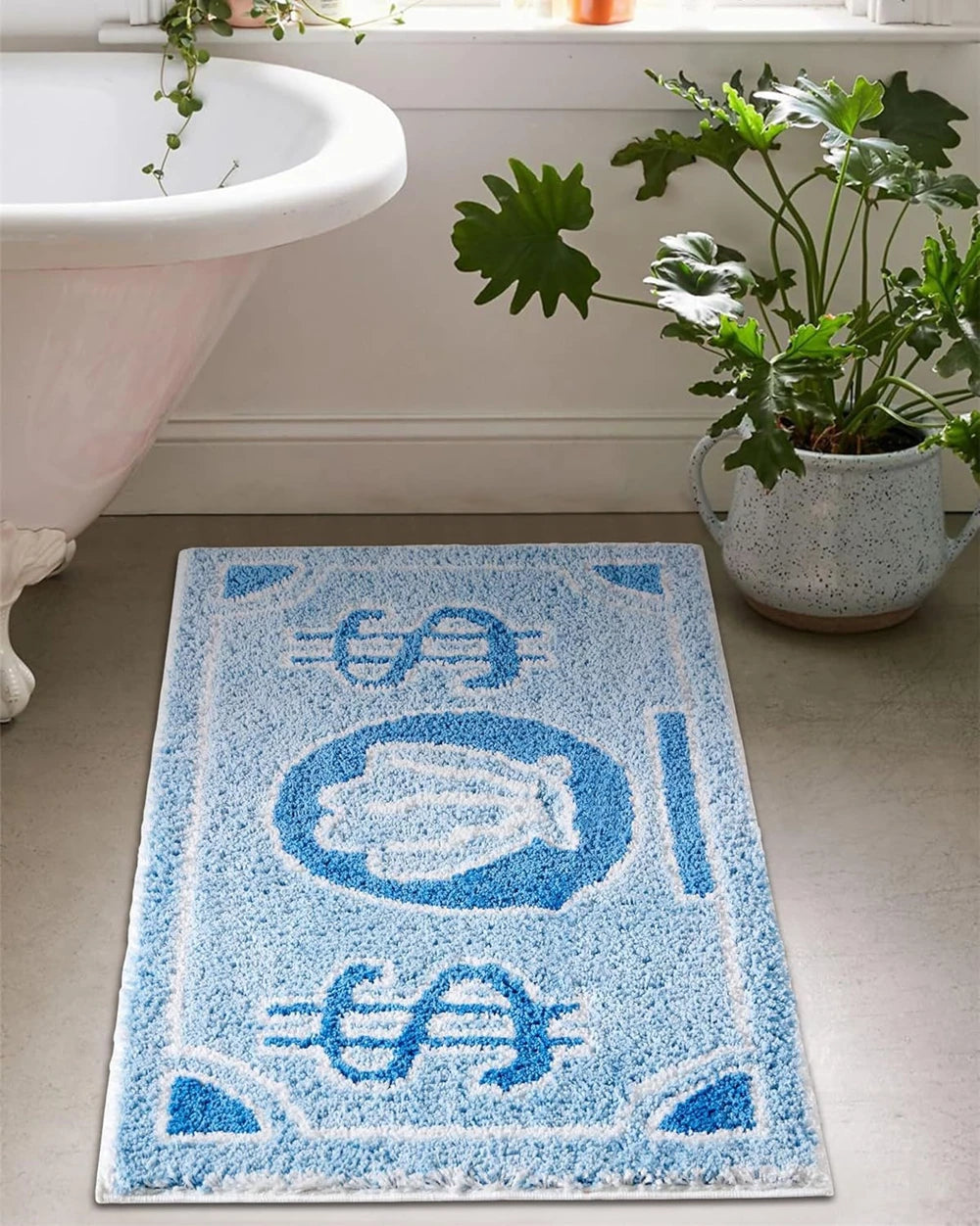 Tapis de bain dollars