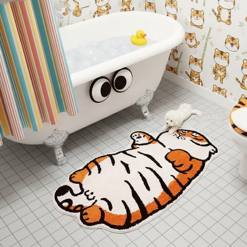 Tapis de bain drôle baignoire 