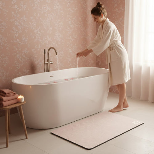 Tapis de bain en diatomite baignoire 