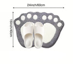 Tapis de bain en forme de pied - Vignette | Douceur De Bain