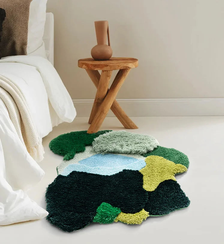 Tapis de bain en mousse végétale lit 