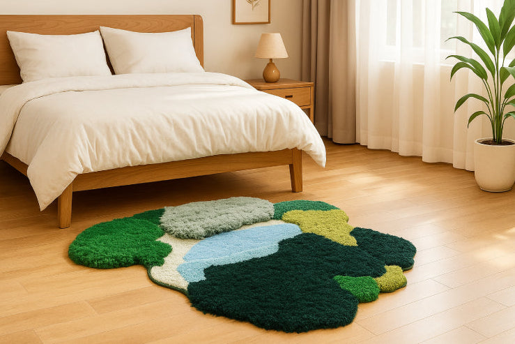 Tapis de bain en mousse végétale sol 