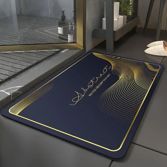 Tapis de bain en pierre diatomite