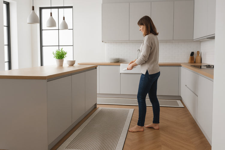 Tapis de bain extra long maman 