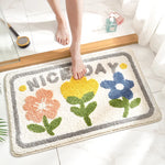 Tapis de bain fleurs - Vignette | Douceur De Bain